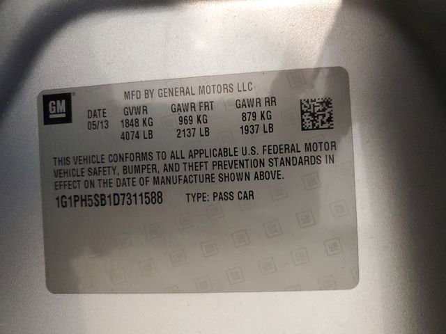 Used 2013 Chevrolet Cruze Eco w/ Enhanced Safety Package image 32