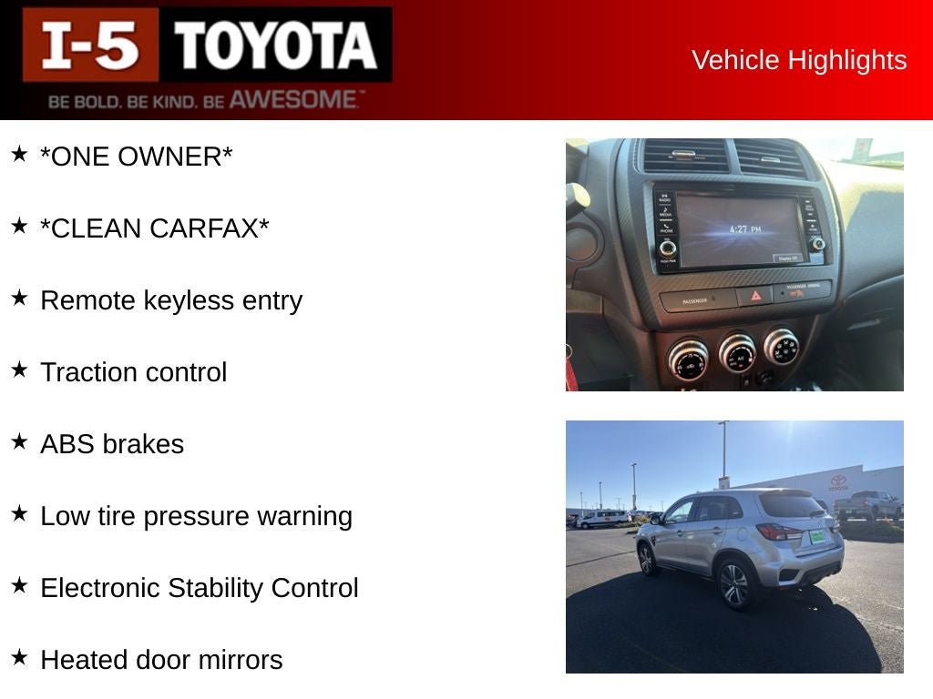 Used 2024 Mitsubishi Outlander Sport ES AWD/4WD image 4