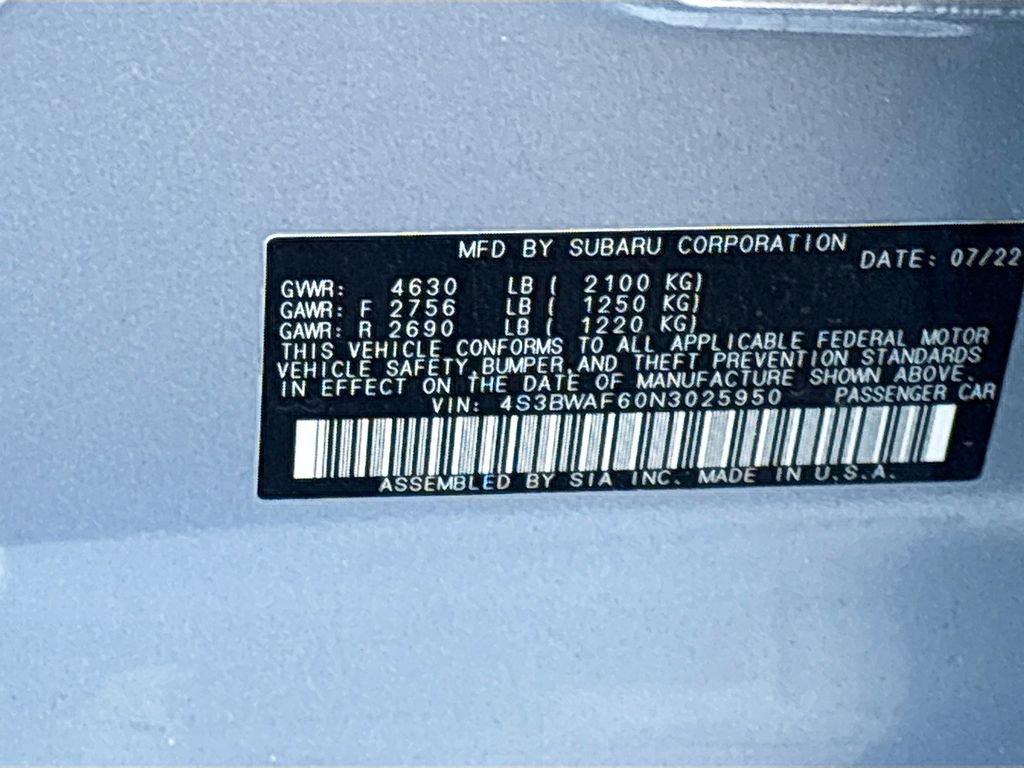 Used 2022 Subaru Legacy Premium AWD/4WD image 32