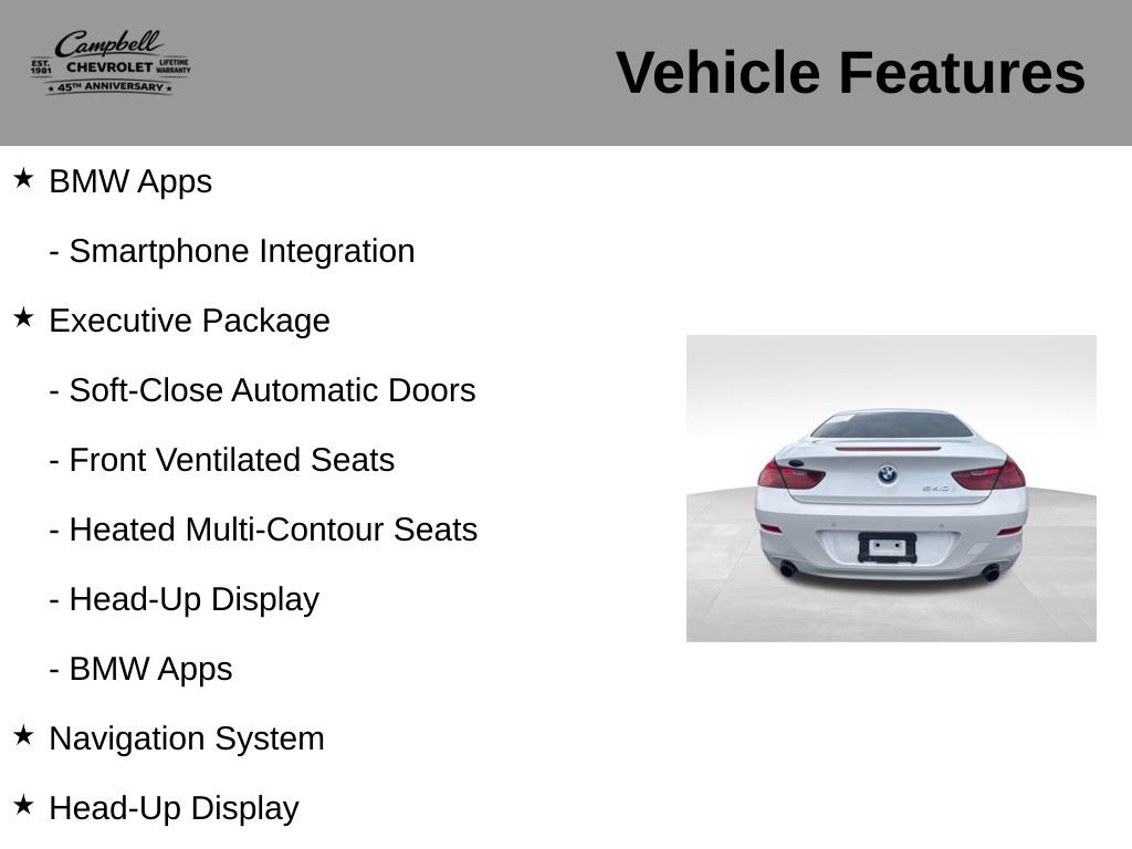 Used 2013 BMW 640i Coupe RWD image 5