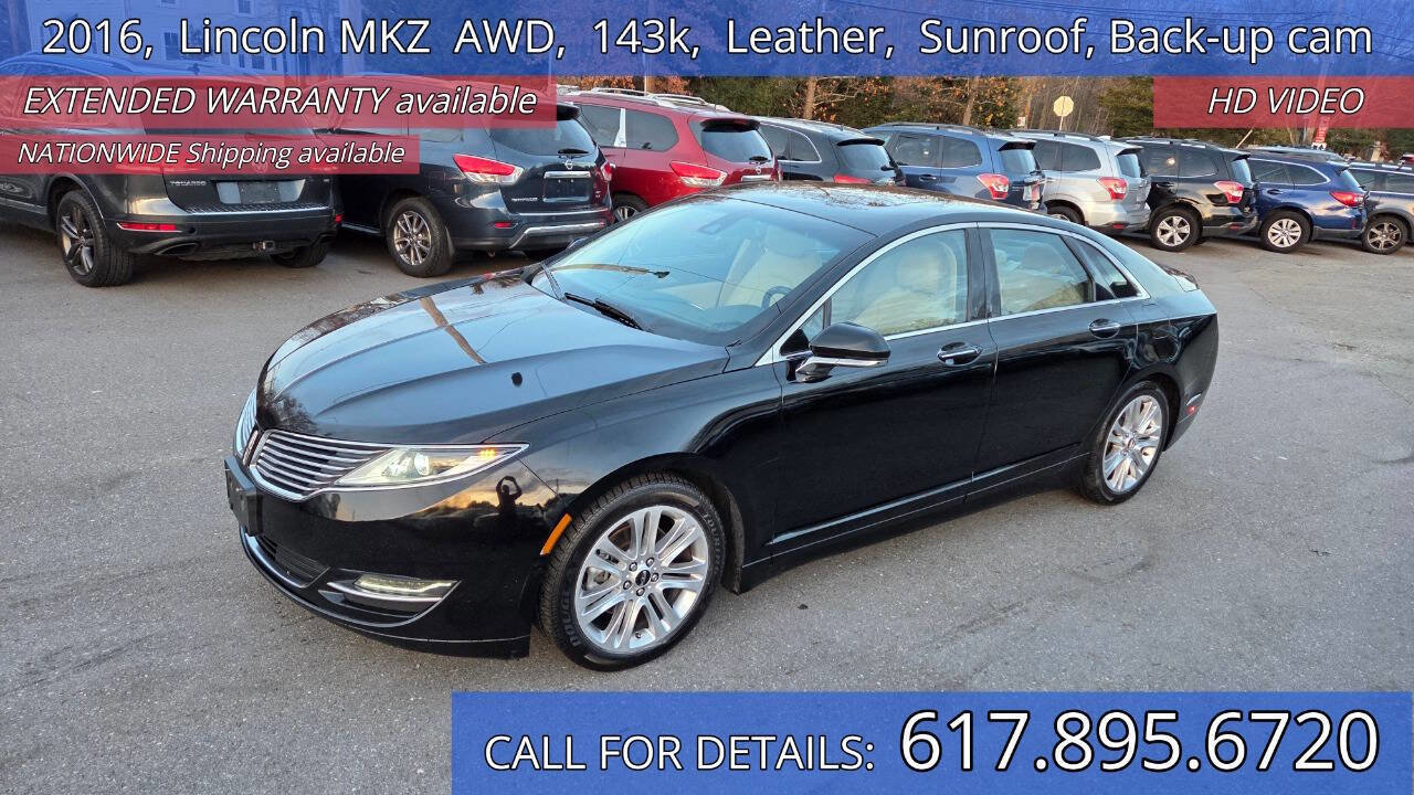 Used 2016 Lincoln MKZ AWD w/ Technology Package image 1