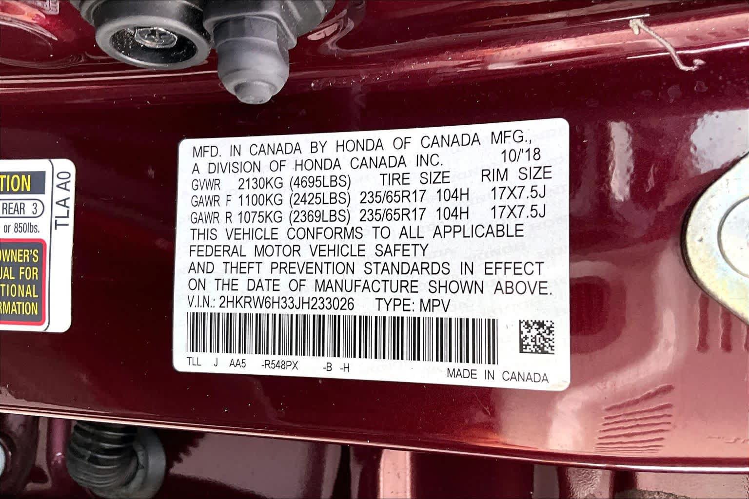 Used 2018 Honda CR-V LX image 35