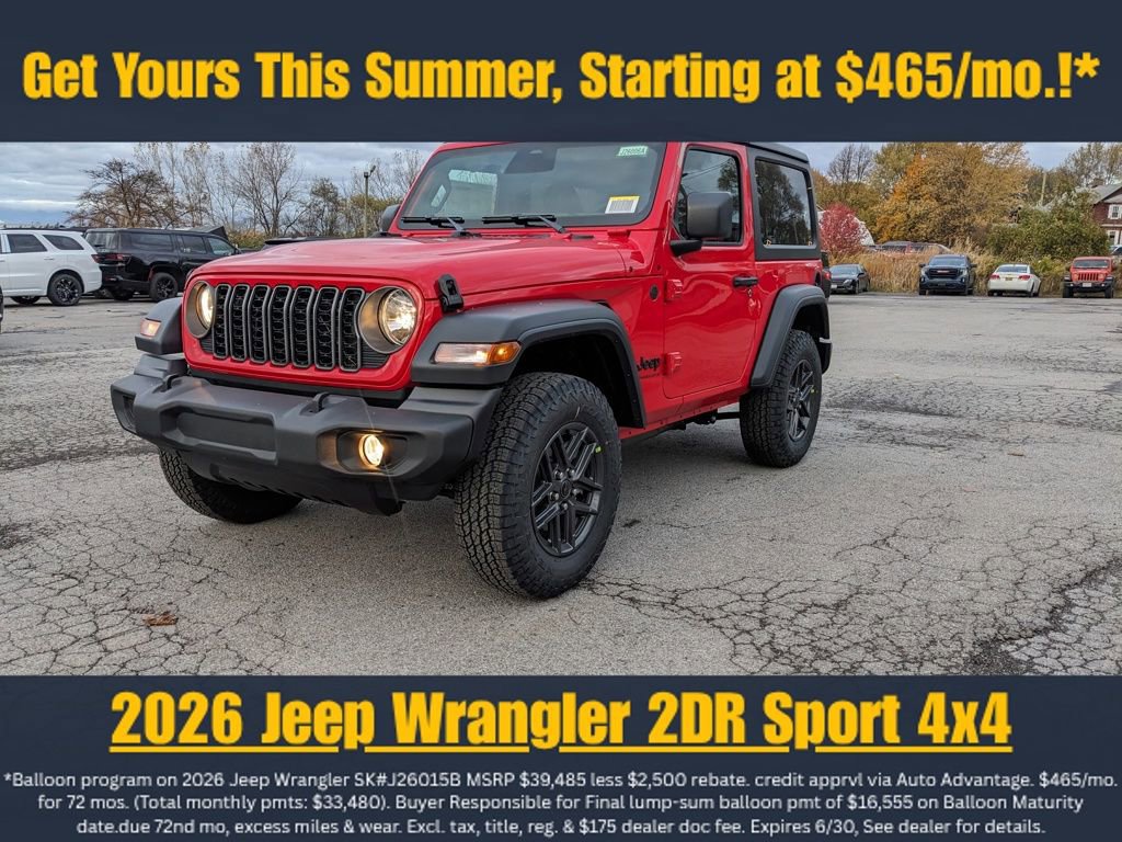 New 2026 Jeep Wrangler Sport AWD/4WD image 4