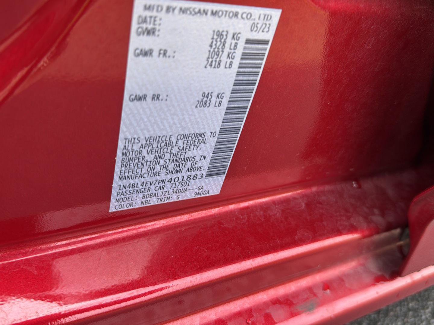 Used 2023 Nissan Altima 2.5 SL image 37