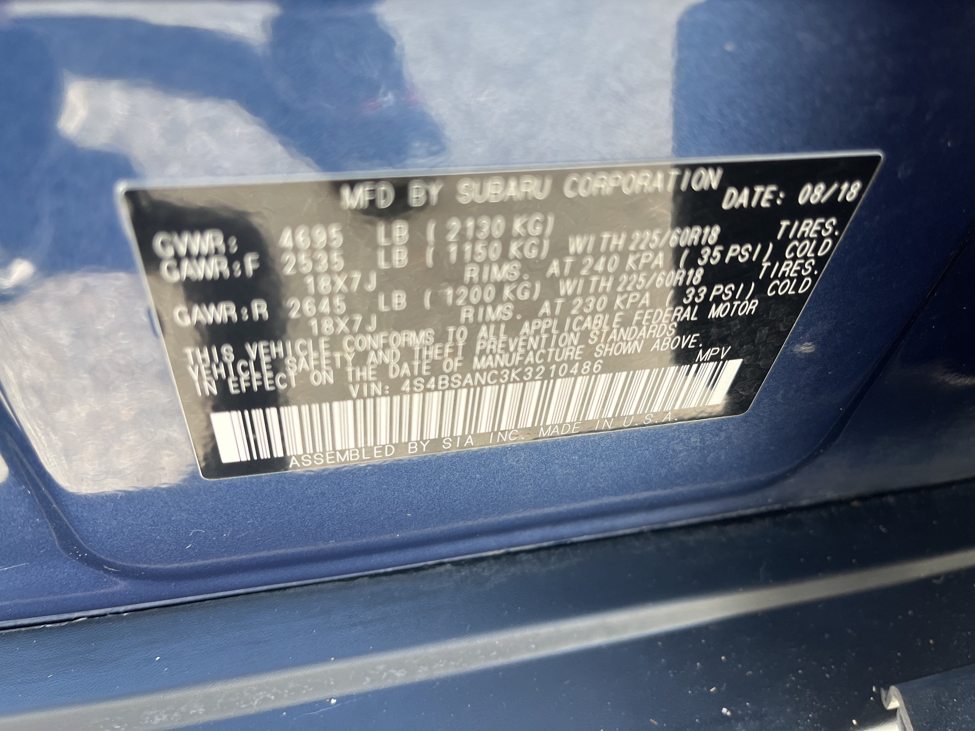 Used 2019 Subaru Outback 2.5i Limited AWD/4WD image 27