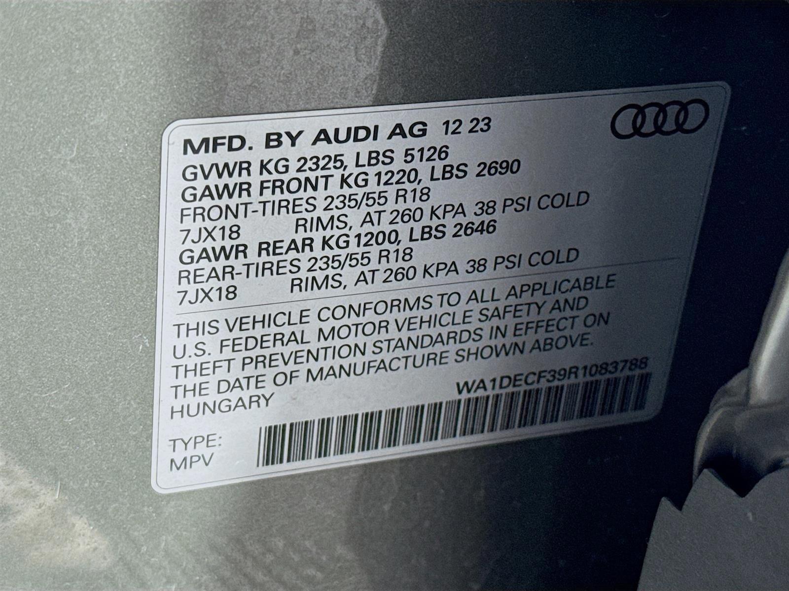 Used 2024 Audi Q3 2.0T Premium image 33