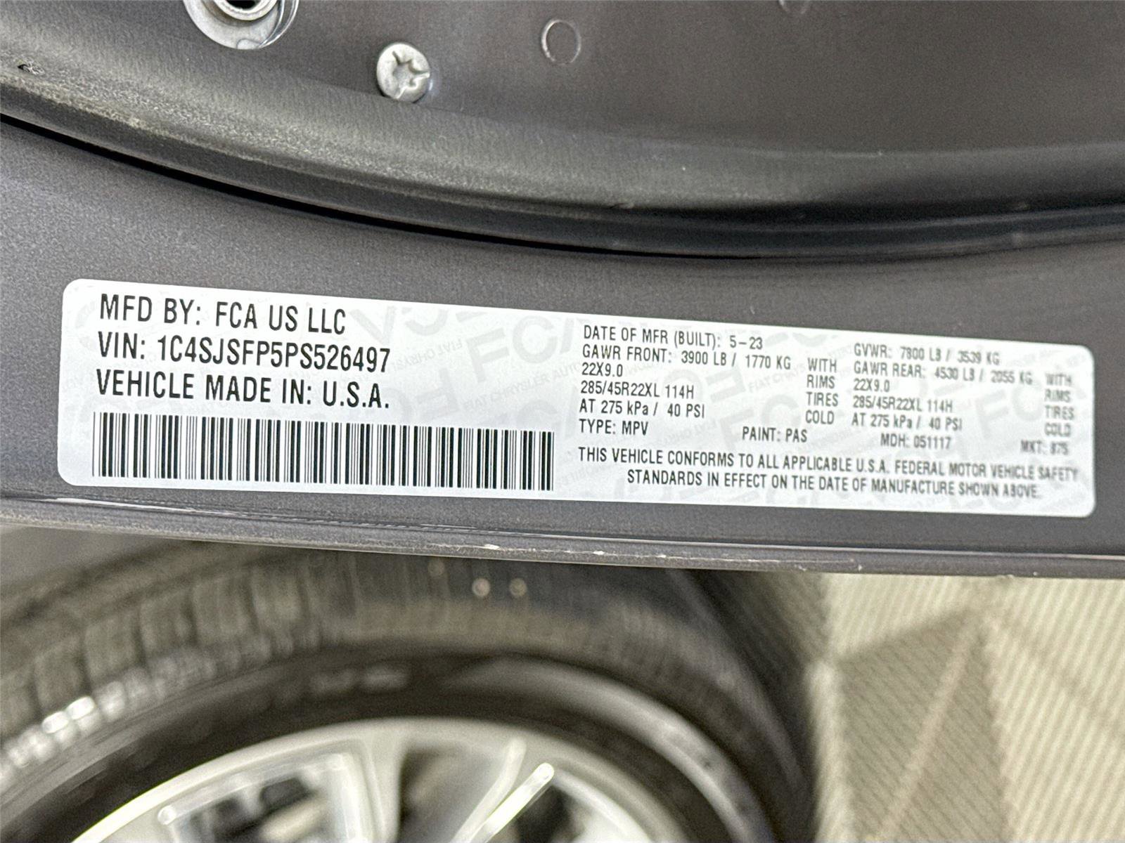 Used 2023 Jeep Grand Wagoneer L Series II w/ Rear Seat Video Group 1 image 29