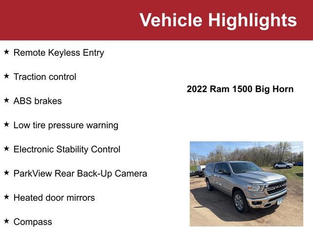 Used 2022 RAM 1500 Big Horn AWD/4WD image 2