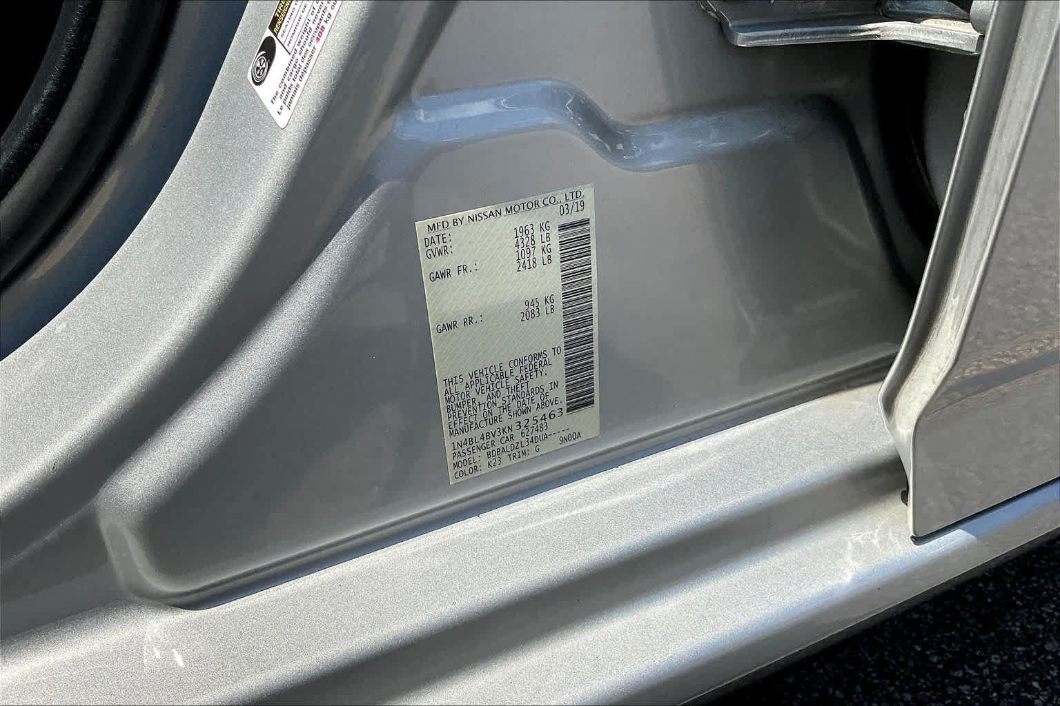 Used 2019 Nissan Altima 2.5 S FWD image 33