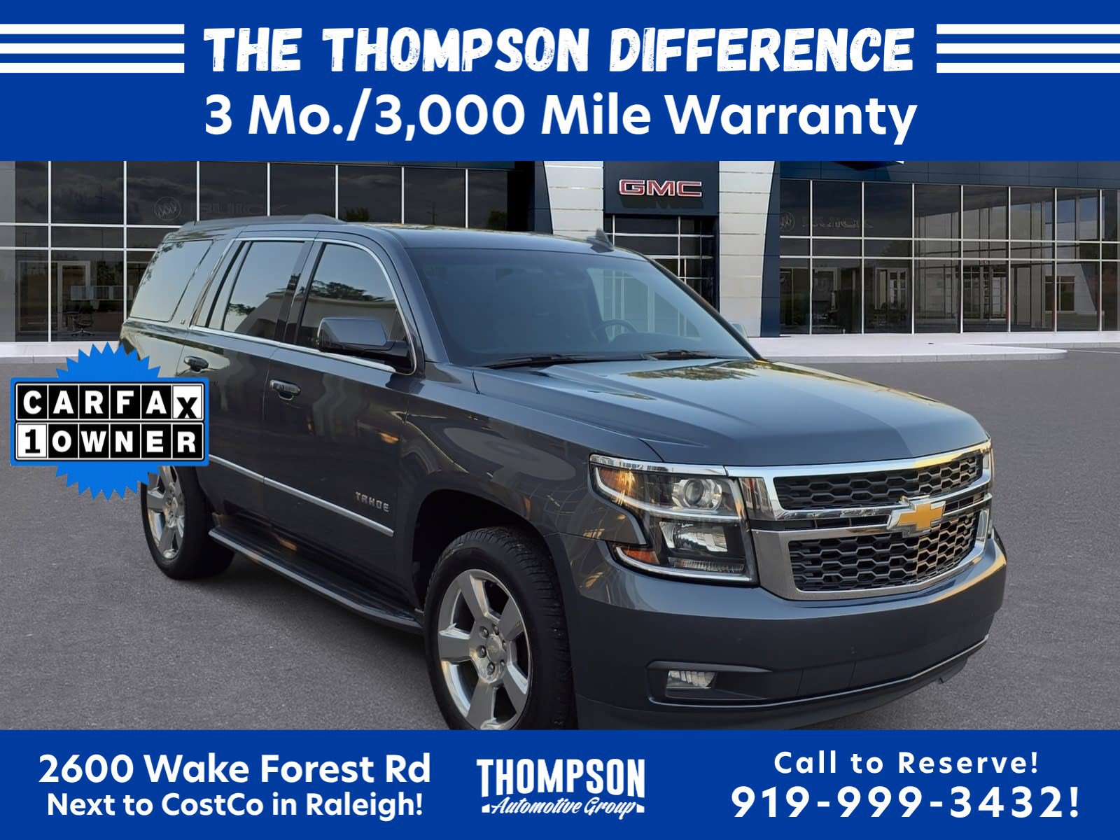 Used 2019 Chevrolet Tahoe LT AWD/4WD image 1