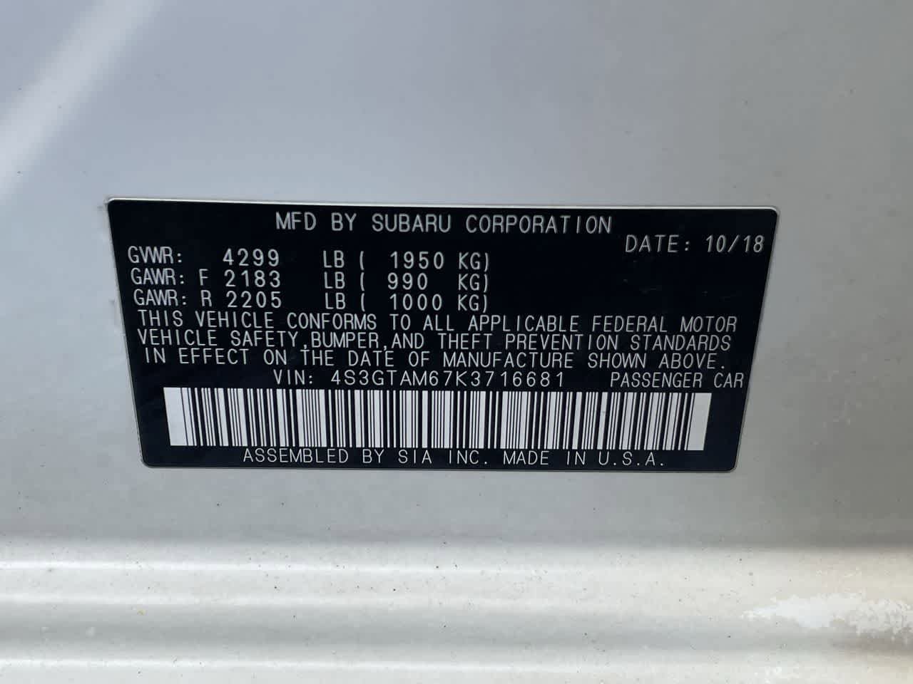 Used 2019 Subaru Impreza 2.0i Sport AWD/4WD image 32