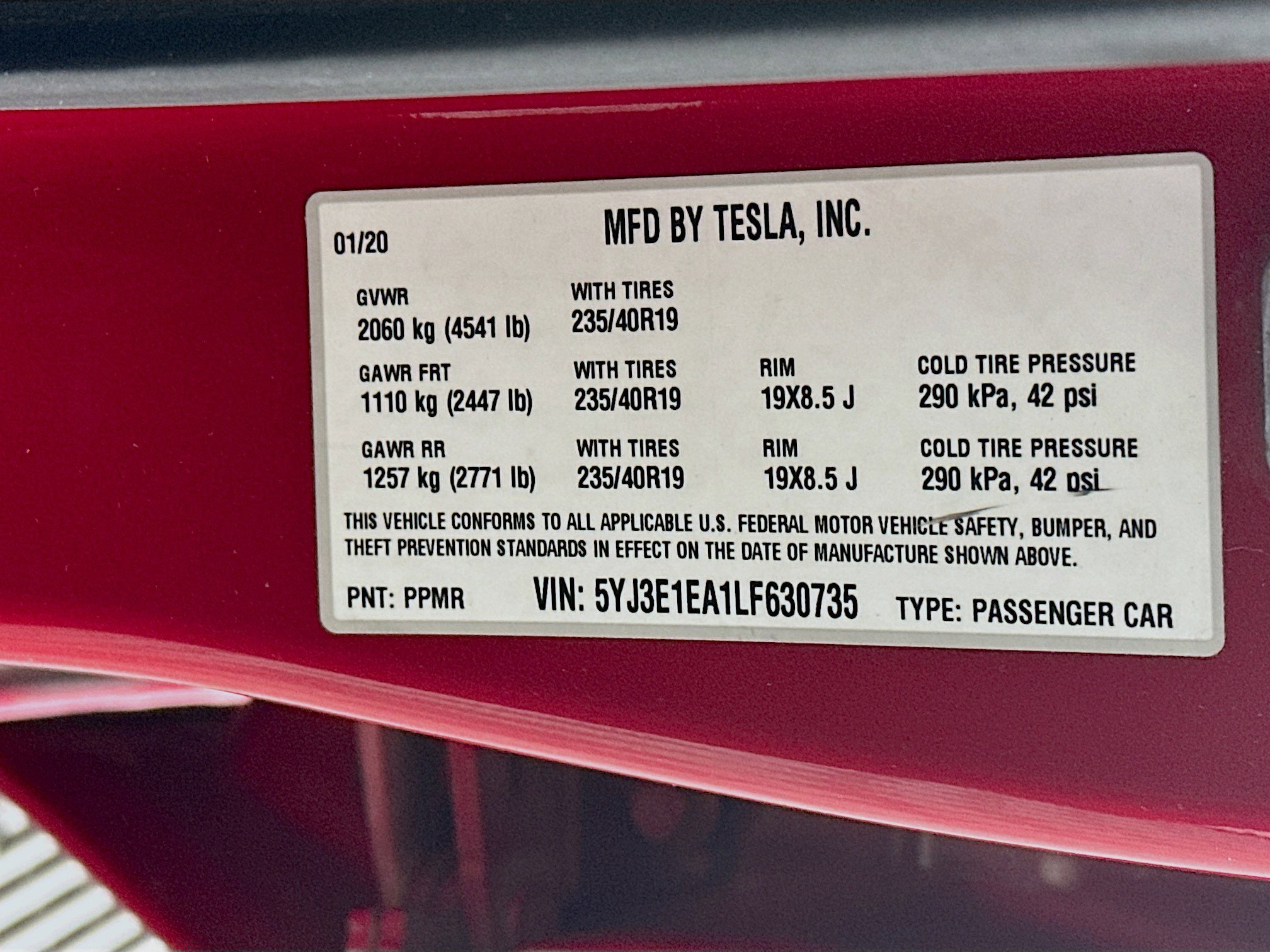 Used 2020 Tesla Model 3 Standard Range Plus RWD image 12