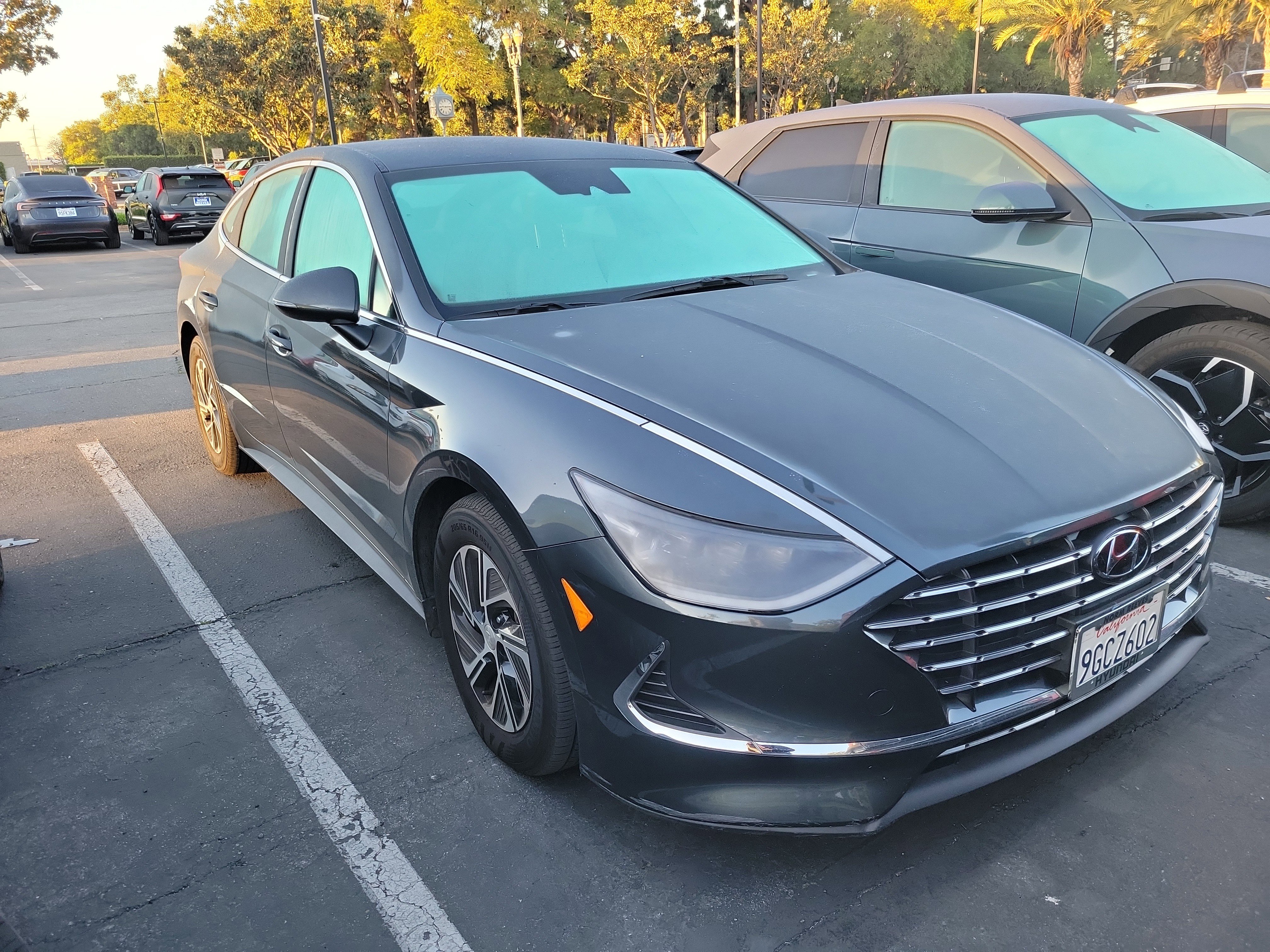 Used 2023 Hyundai Sonata Blue image 2