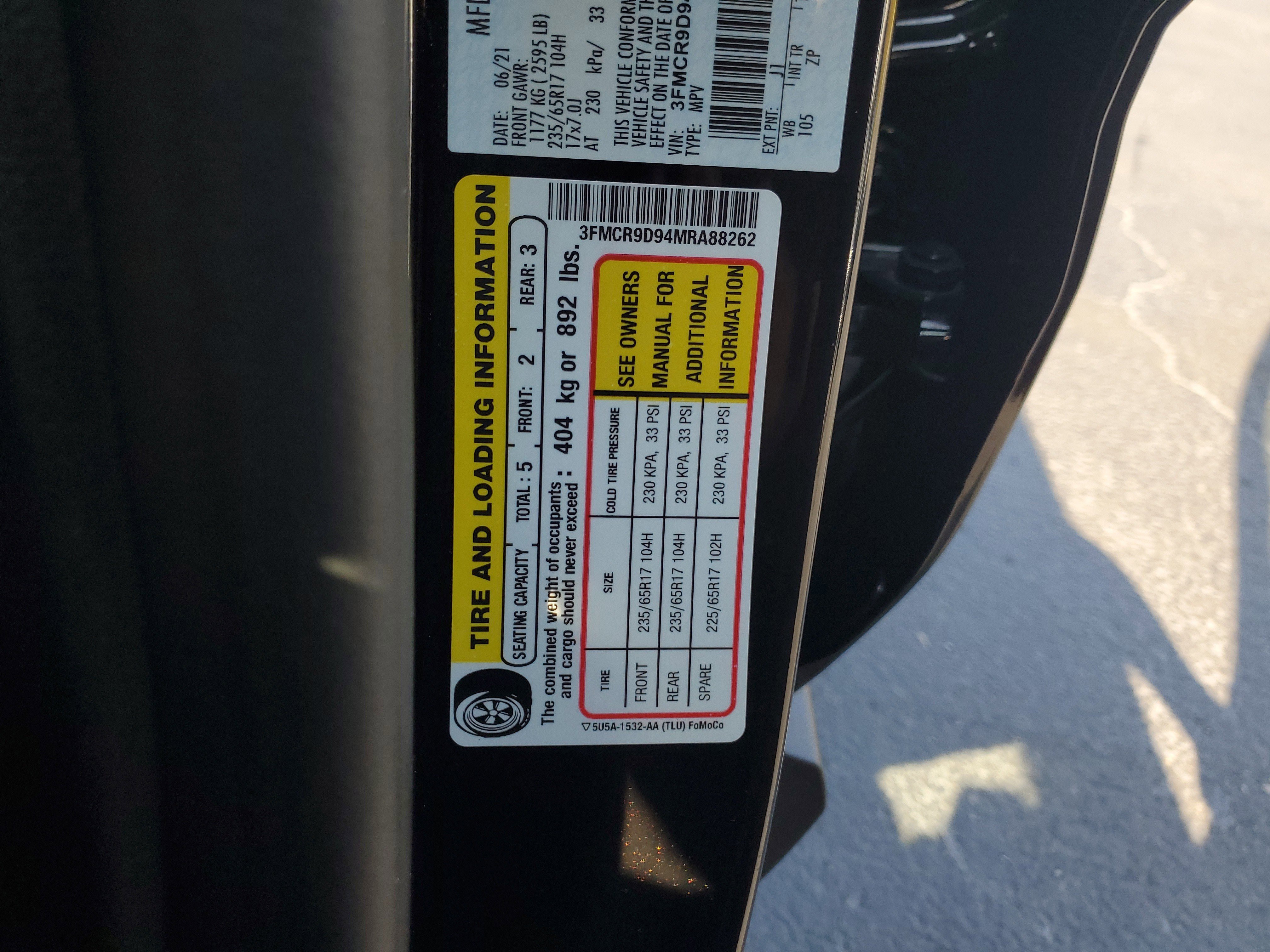 Certified 2021 Ford Bronco Sport Badlands w/ Badlands Package image 29