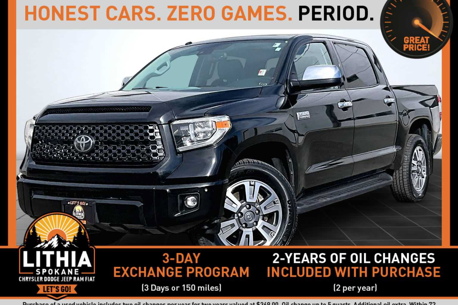 Used 2019 Toyota Tundra Platinum AWD/4WD image 1