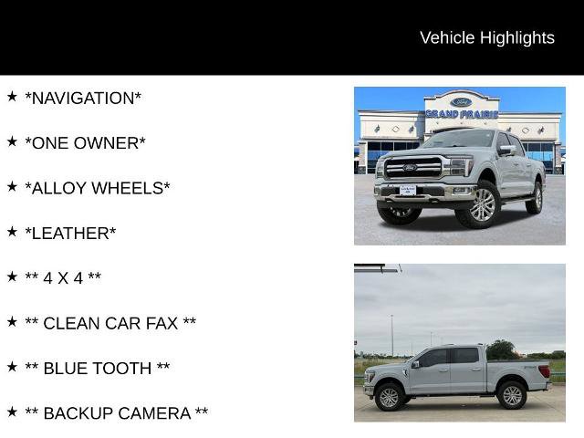 Certified 2024 Ford F150 Lariat w/ Equipment Group 502A High AWD/4WD image 4