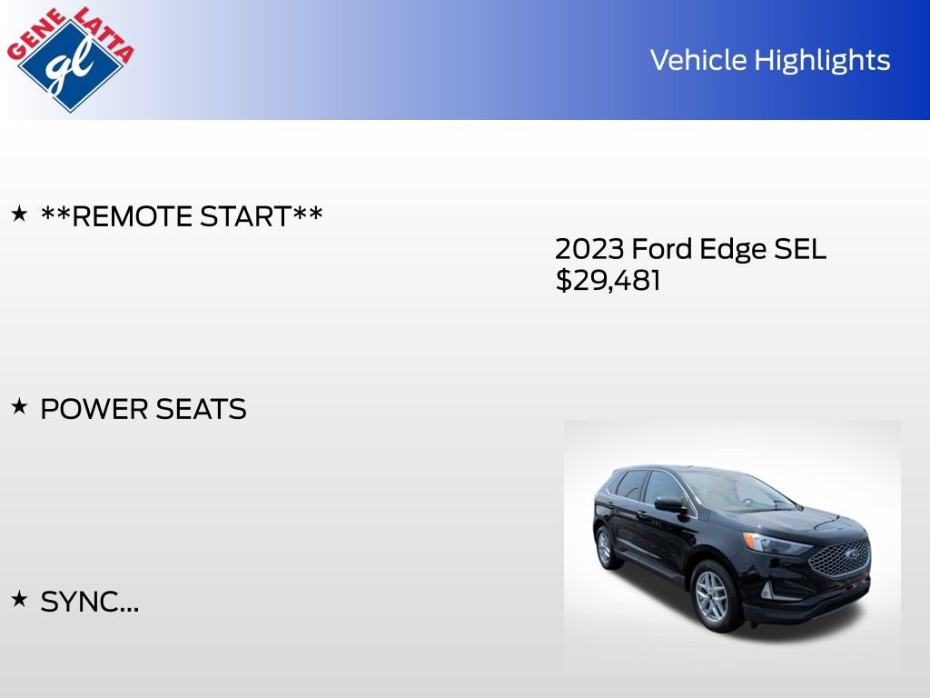 Certified 2023 Ford Edge SEL w/ Convenience Package AWD/4WD image 36