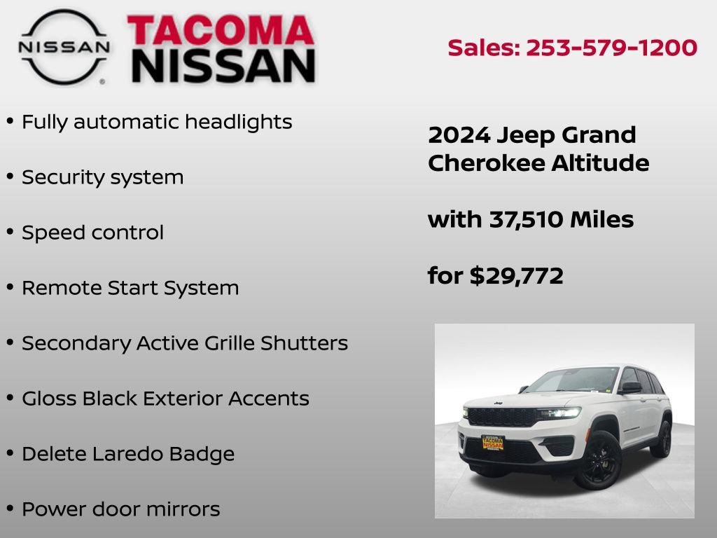 Used 2024 Jeep Grand Cherokee Altitude image 25