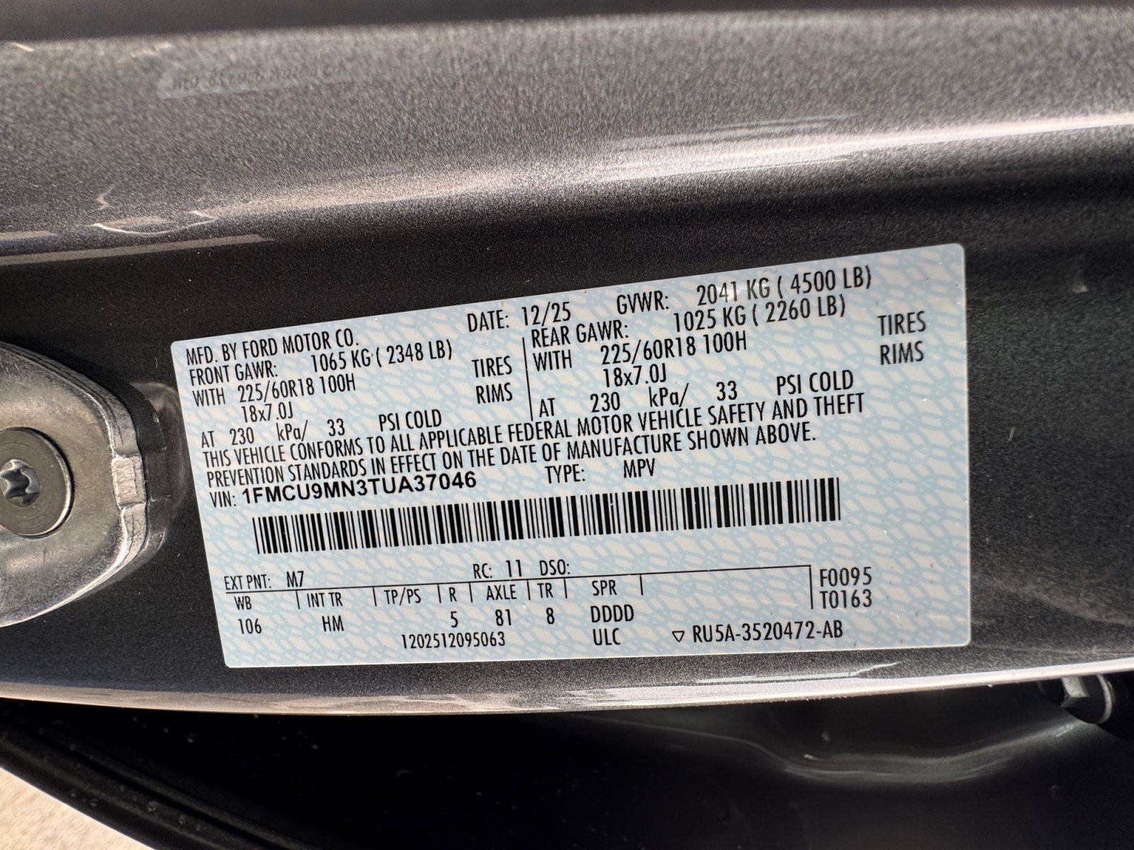 New 2026 Ford Escape ST-Line w/ Tech Pack #1 AWD/4WD image 34