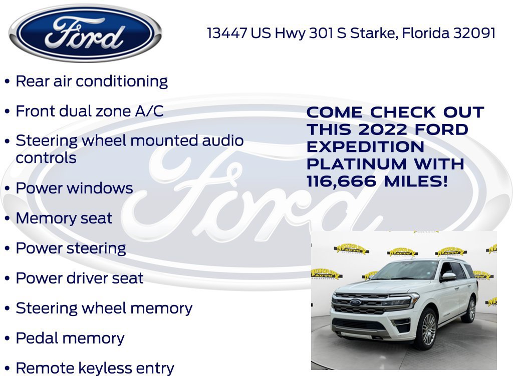 Used 2022 Ford Expedition Platinum AWD/4WD image 27