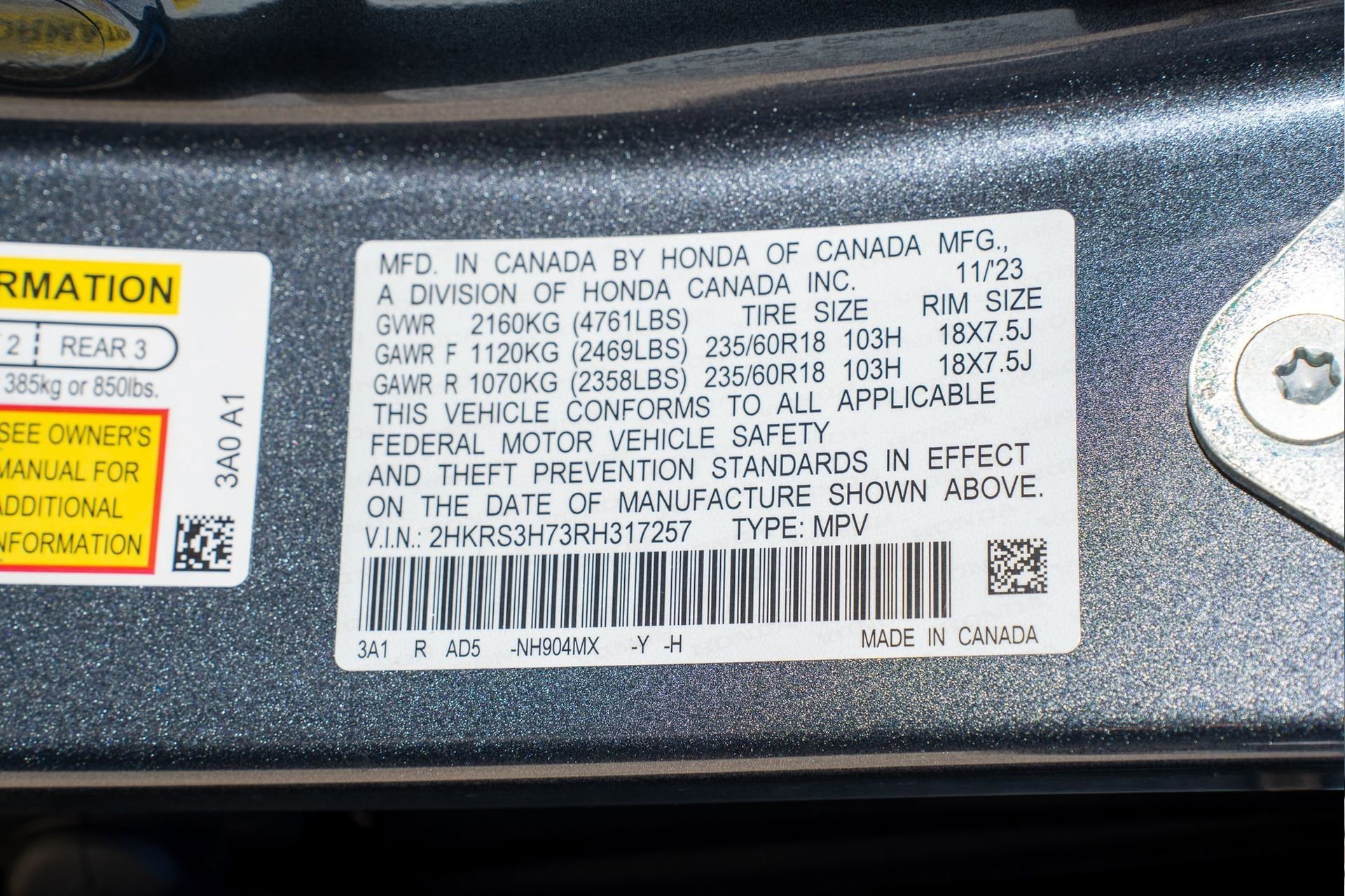 Certified 2024 Honda CR-V EX-L image 40