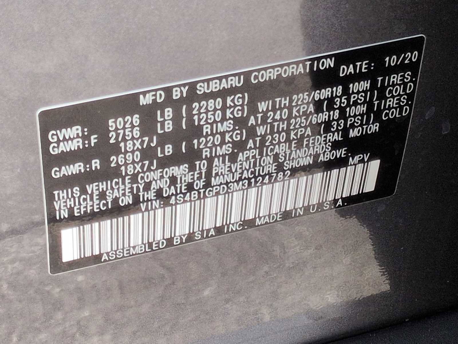 Used 2021 Subaru Outback Touring XT image 39