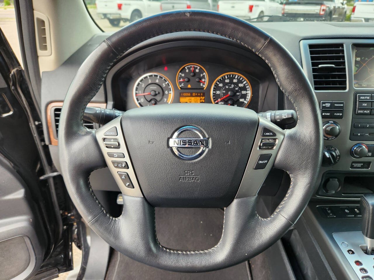 Used 2015 Nissan Armada Platinum w/ 2nd Row Captain Seat Package AWD/4WD image 22