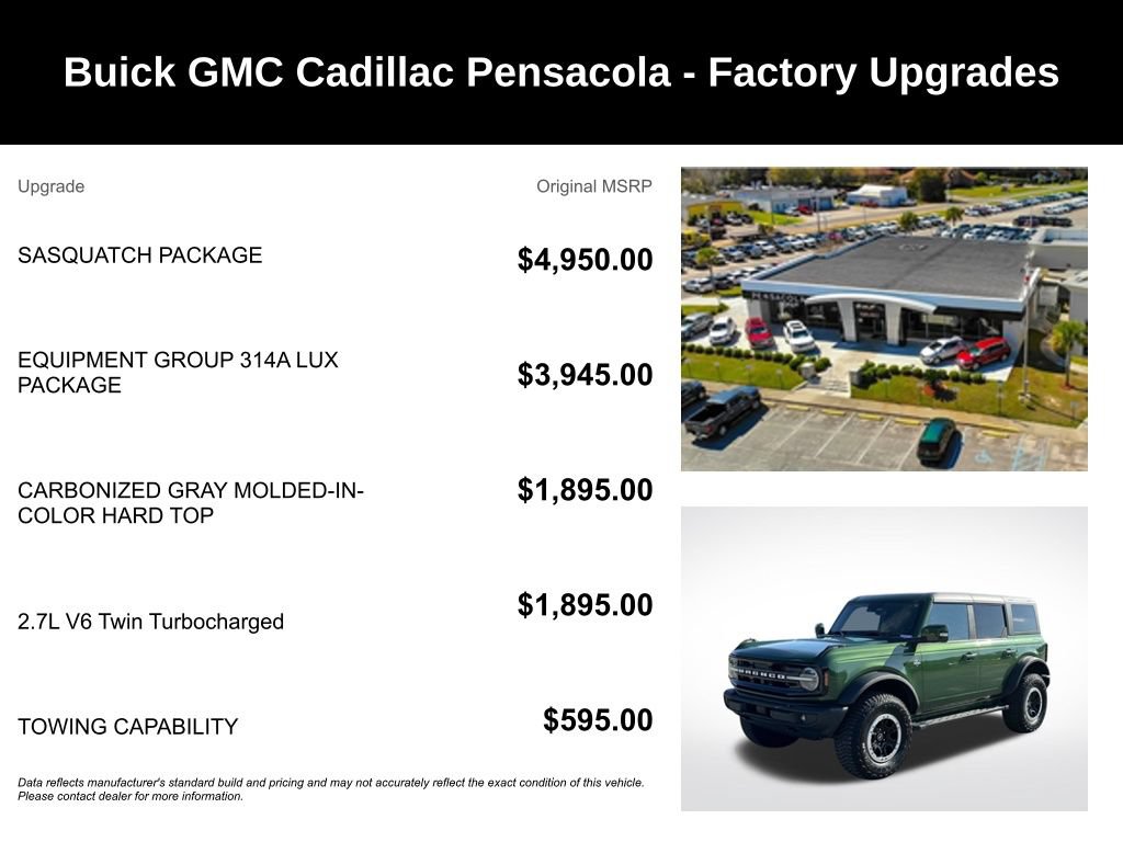 Used 2023 Ford Bronco Outer Banks w/ Sasquatch Package AWD/4WD image 4