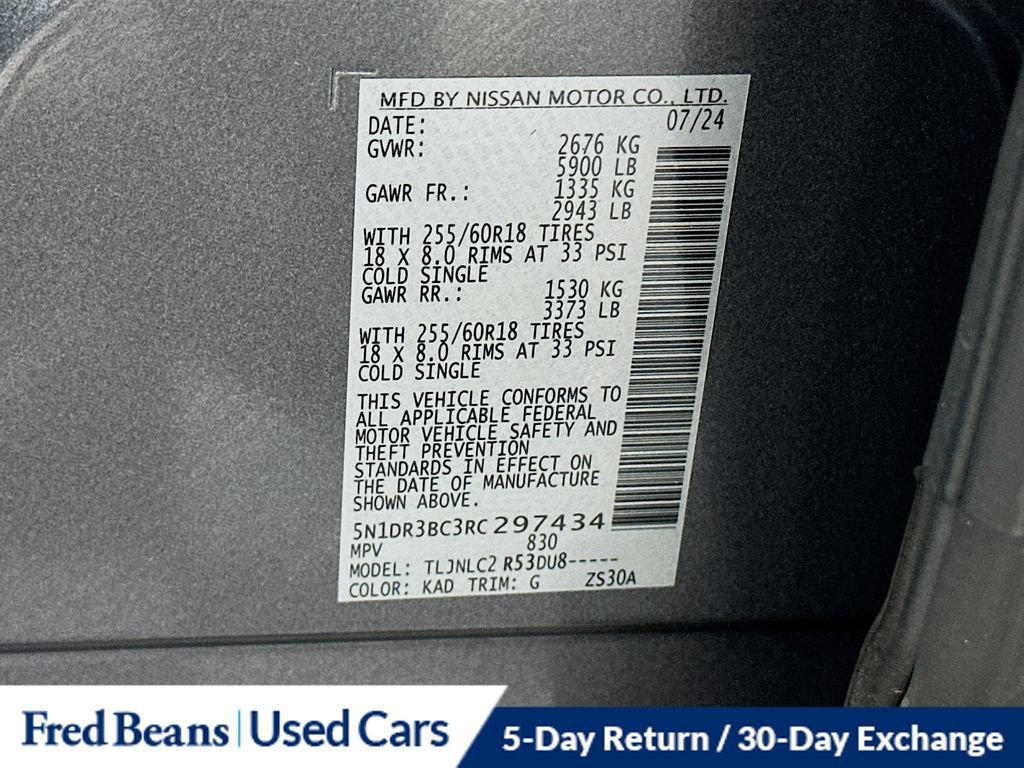 Used 2024 Nissan Pathfinder SV AWD/4WD image 39