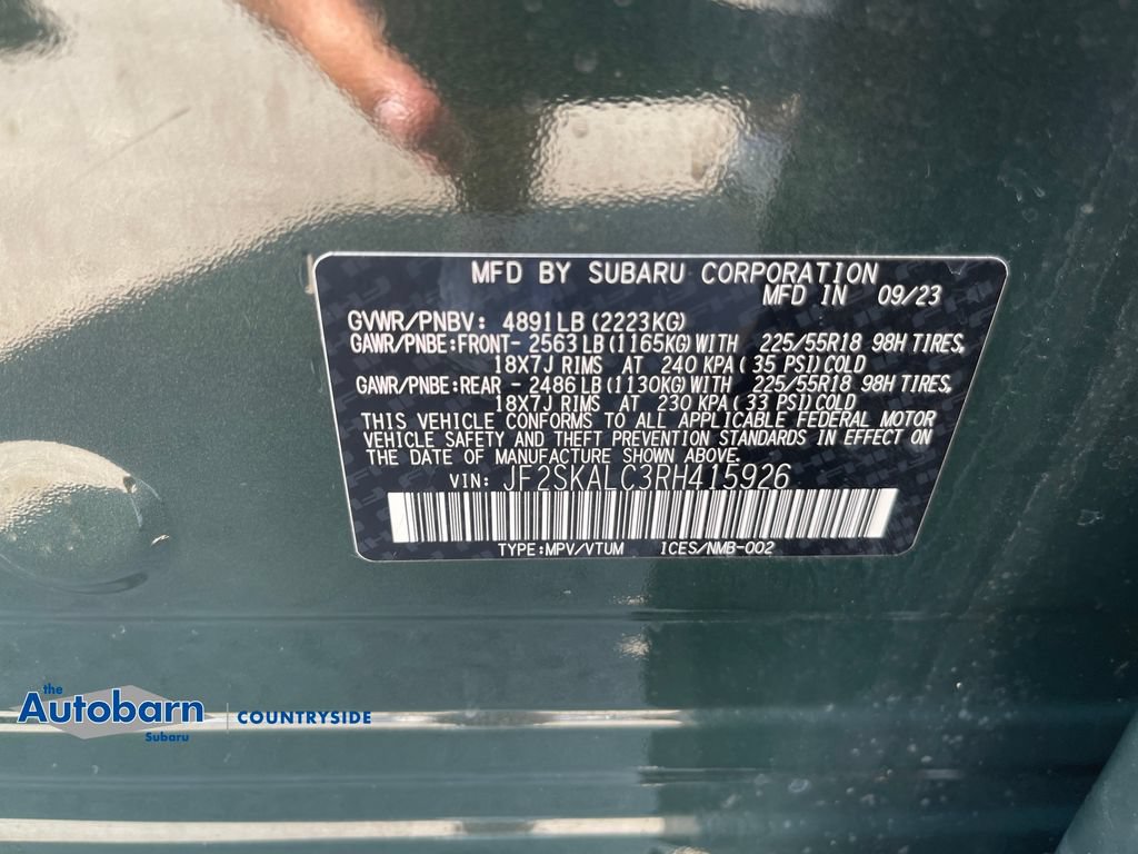 Certified 2024 Subaru Forester Limited AWD/4WD image 30