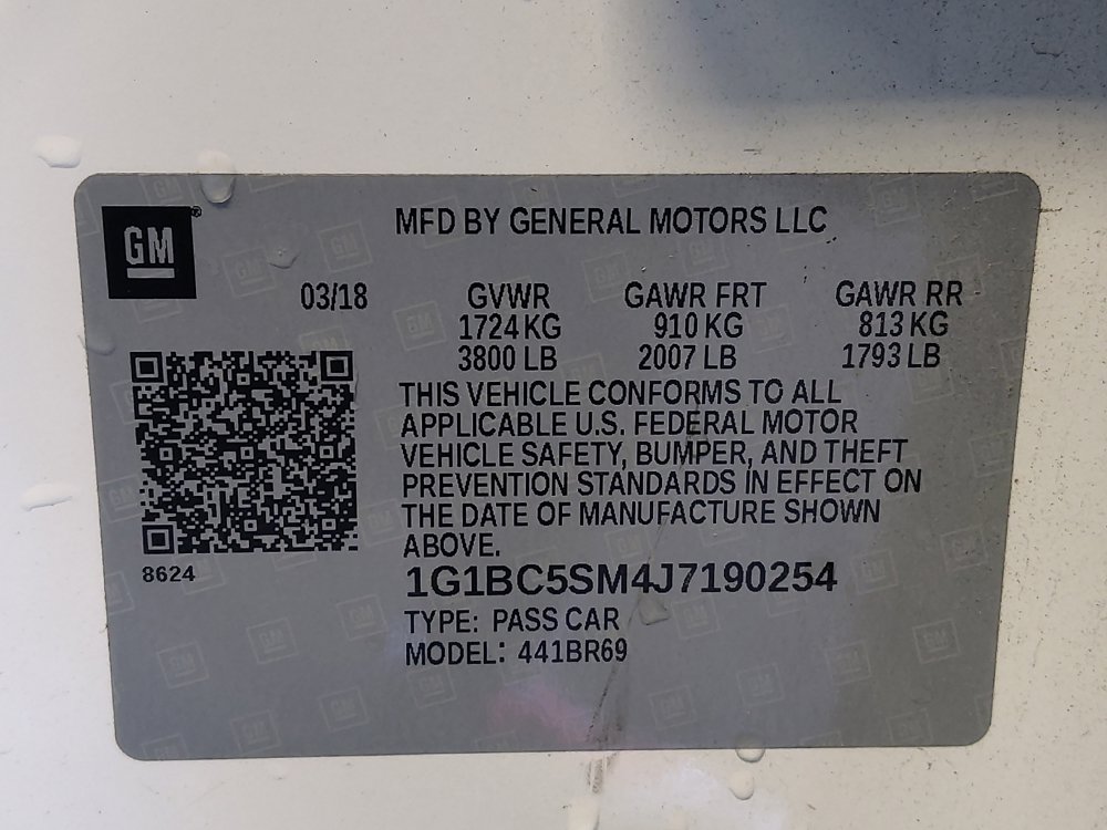 Used 2018 Chevrolet Cruze LS w/ LS Fleet Convenience Package FWD image 33