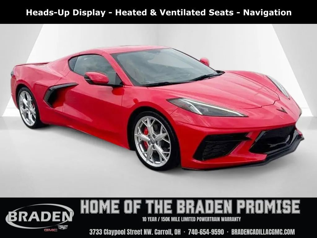 Used 2022 Chevrolet Corvette Stingray Preferred Cpe RWD image 1