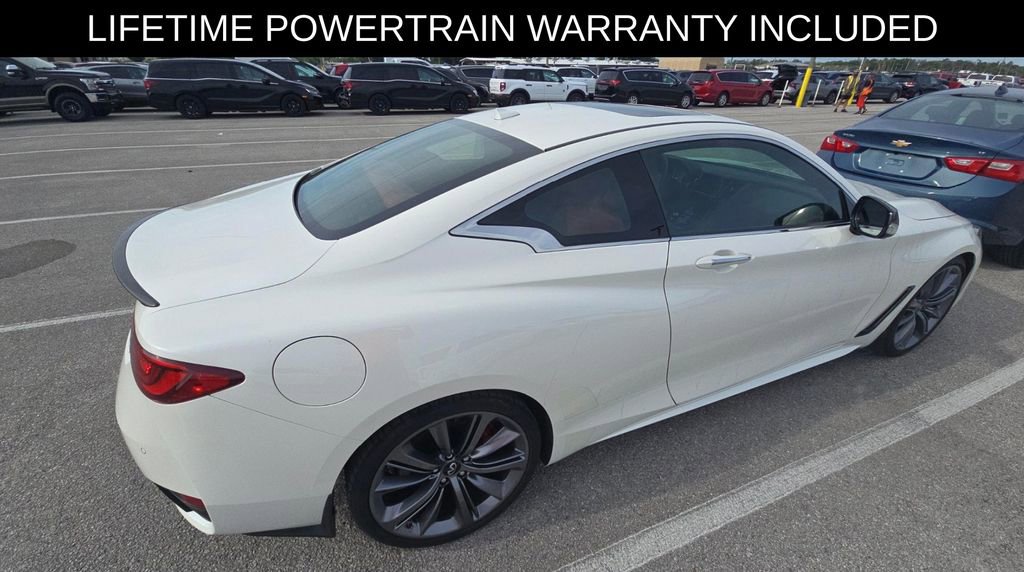 Certified 2022 INFINITI Q60 Red Sport 400 w/ Carbon Fiber Package RWD image 4