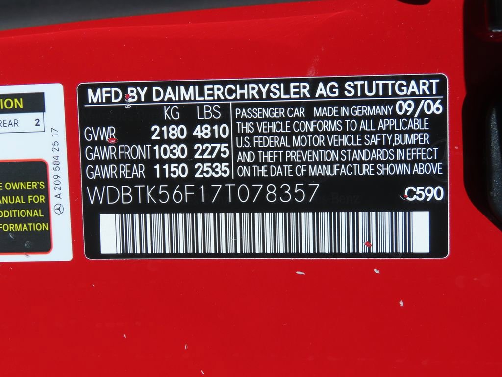 Used 2007 Mercedes-Benz CLK 350 Cabriolet image 21