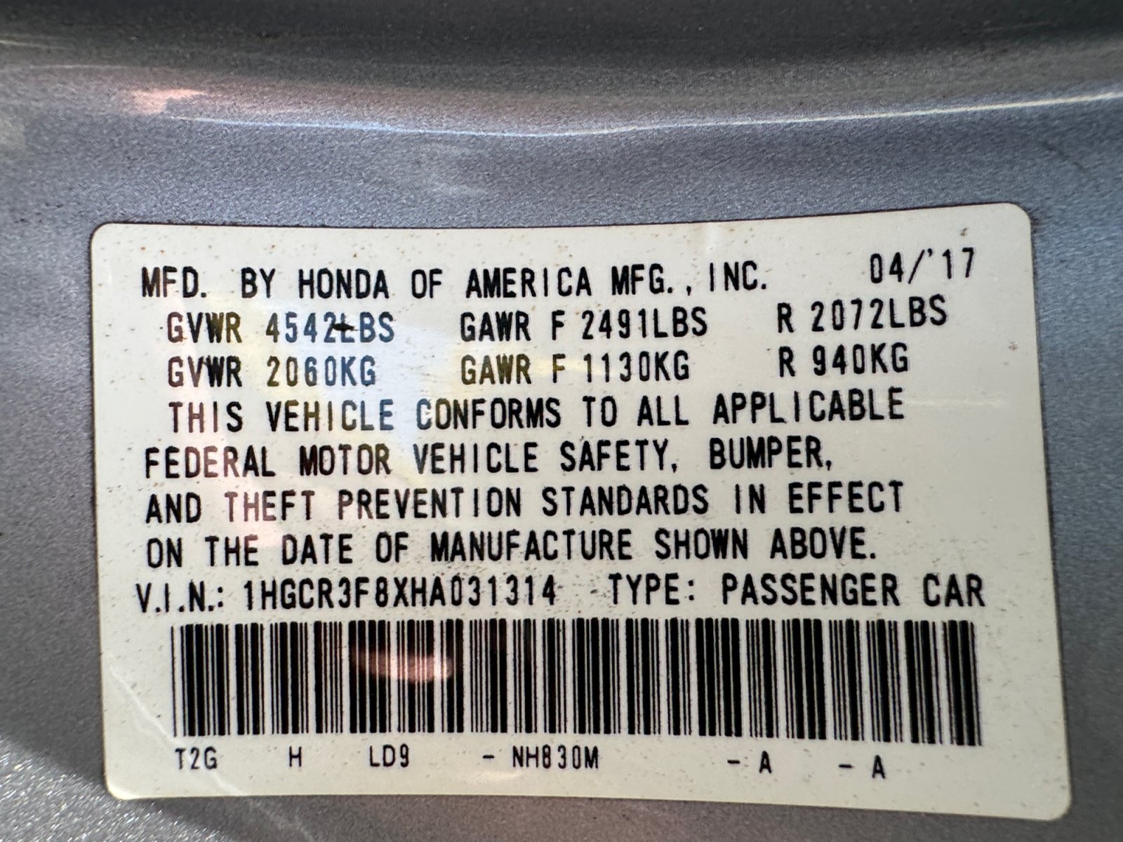 Used 2017 Honda Accord EX-L image 18