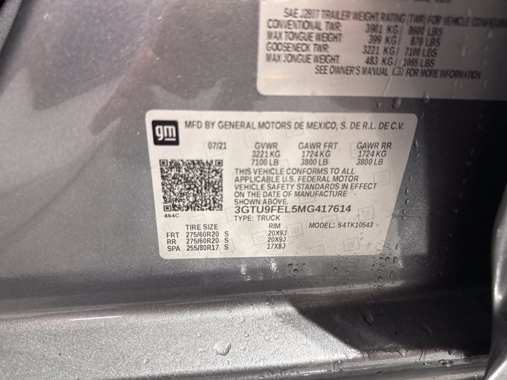 Used 2021 GMC Sierra 1500 Denali w/ Driver Alert Package II AWD/4WD image 25