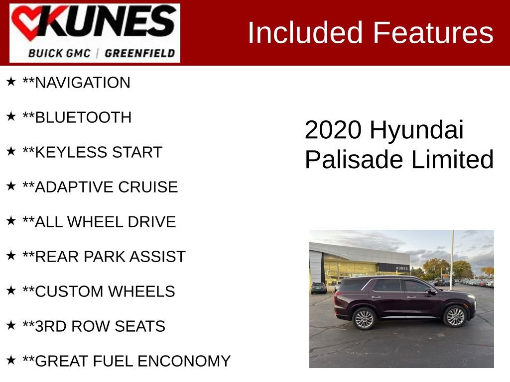 Used 2020 Hyundai Palisade Limited image 3