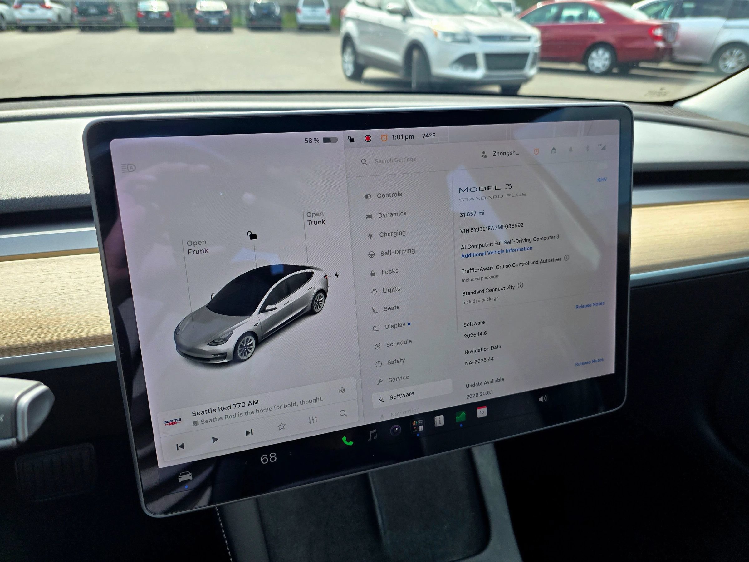 Used 2021 Tesla Model 3 Standard Range Plus RWD image 2