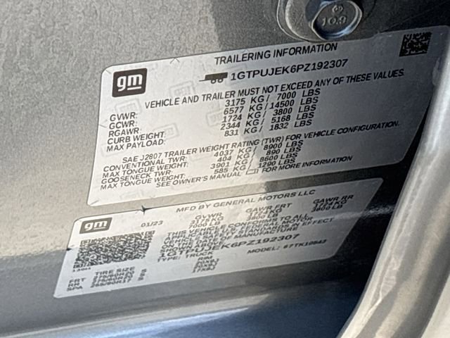 Used 2023 GMC Sierra 1500 Elevation image 31