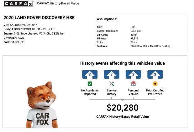 Used 2020 Land Rover Discovery HSE AWD/4WD image 16