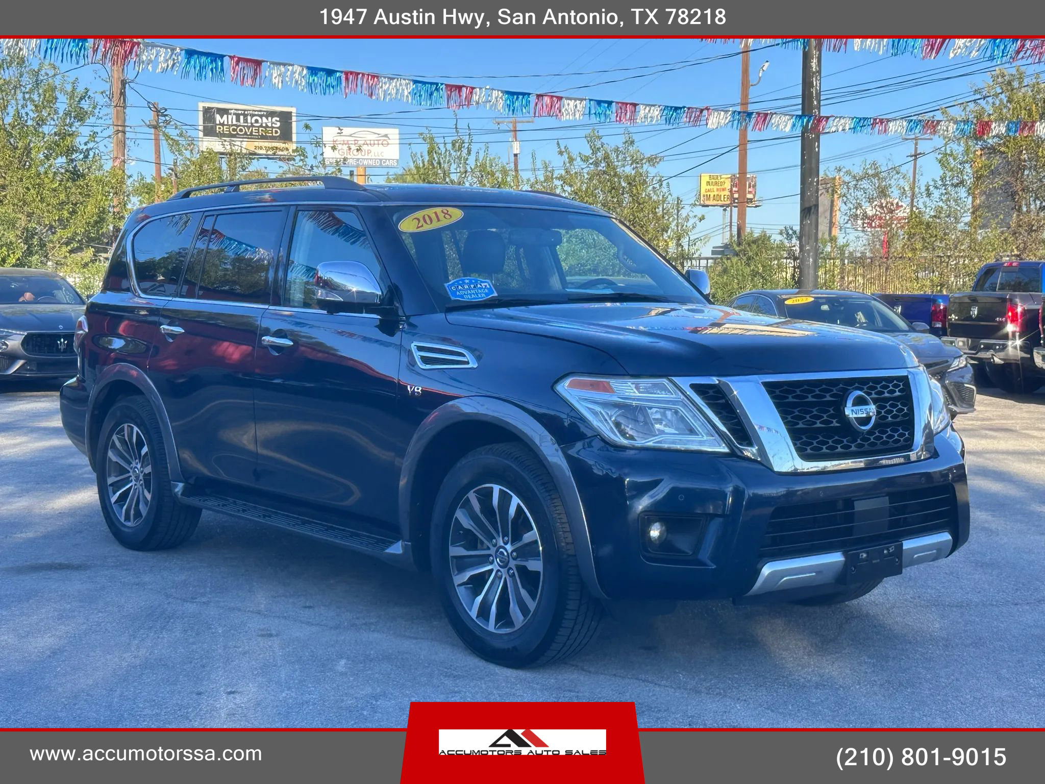 Used 2018 Nissan Armada SL w/ Moonroof Package image 3