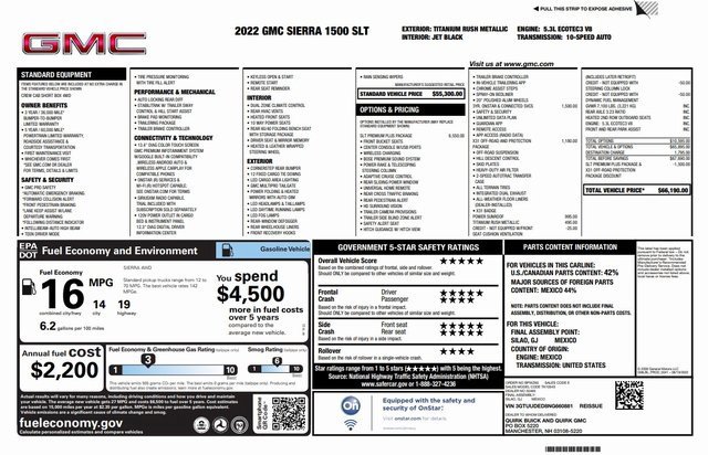 Used 2022 GMC Sierra 1500 SLT w/ SLT Premium Plus Package image 29