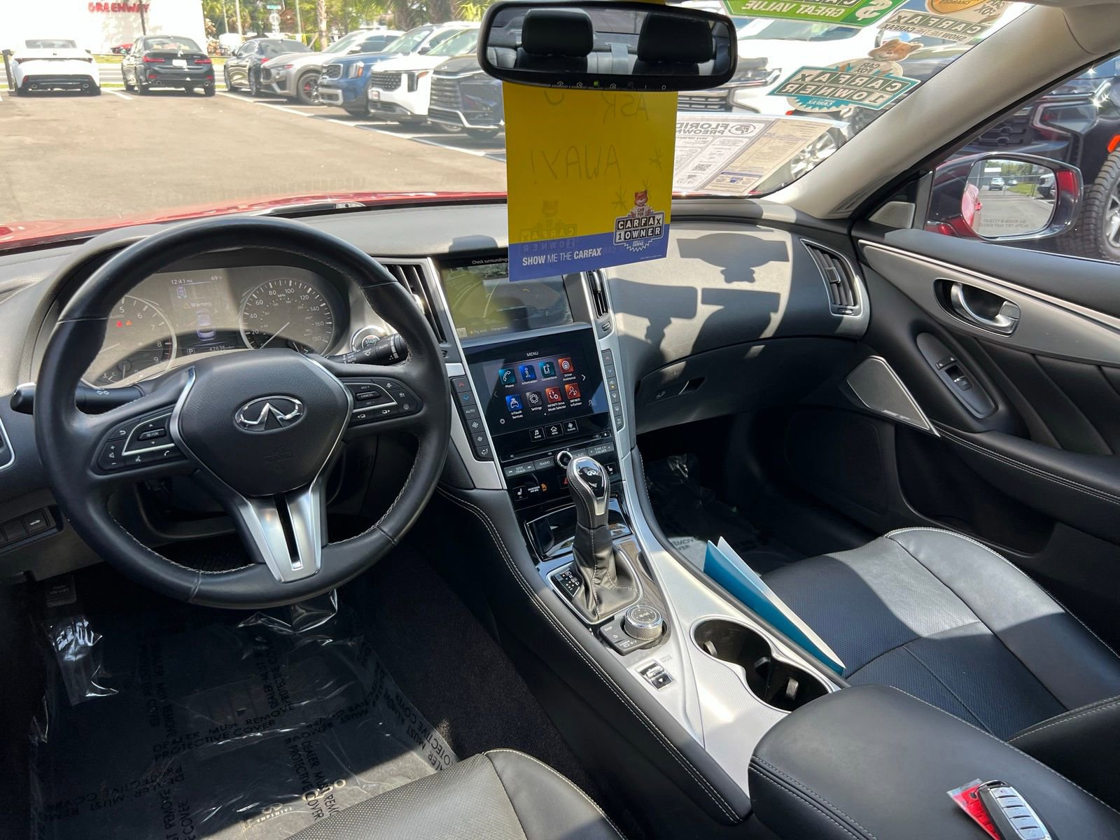 Used 2022 INFINITI Q50 Luxe w/ Cargo Package AWD/4WD image 46