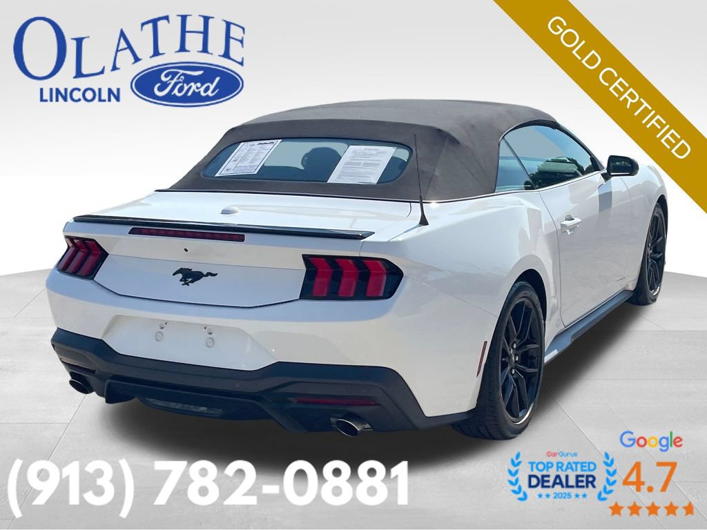 Certified 2025 Ford Mustang Convertible w/ Mustang Nite Pony Package RWD image 7