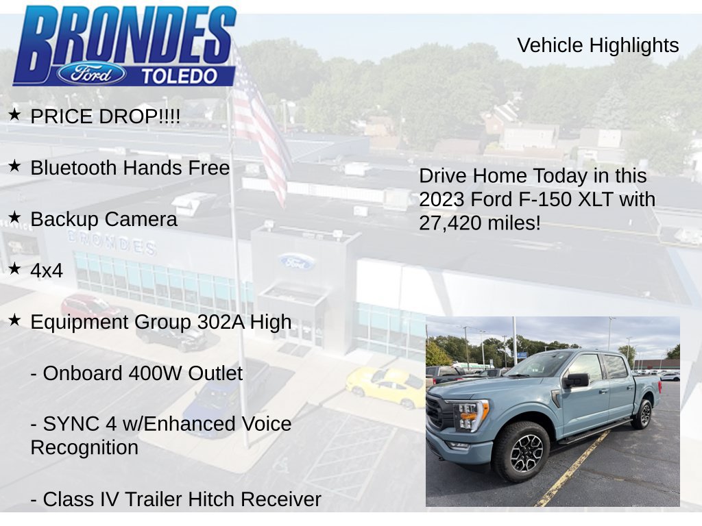 Used 2023 Ford F150 XLT w/ Equipment Group 302A High AWD/4WD image 5