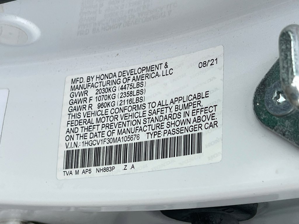Used 2021 Honda Accord Sport image 28