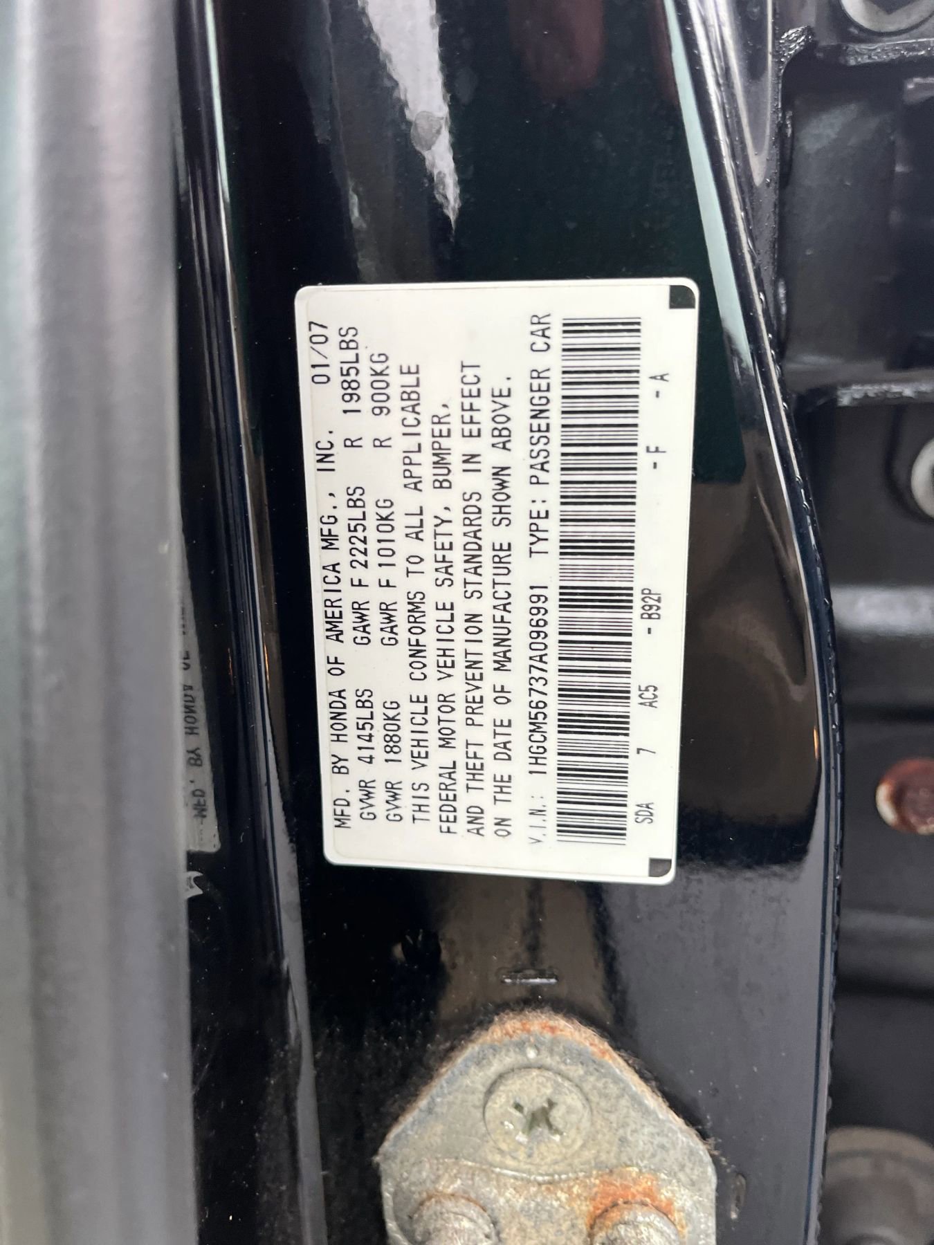 Used 2007 Honda Accord EX image 31