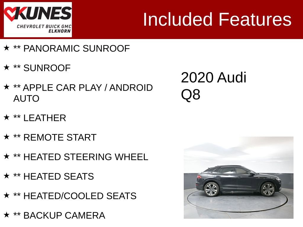 Used 2020 Audi Q8 Premium Plus AWD/4WD video 2