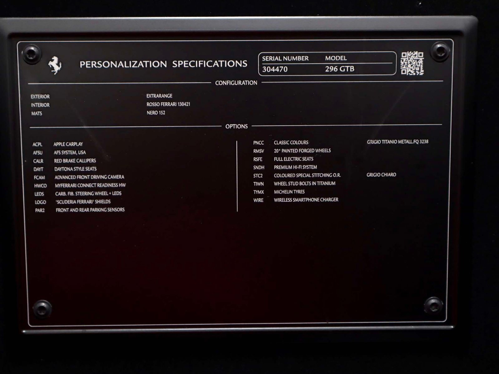 Certified 2024 Ferrari 296 GTB RWD image 14