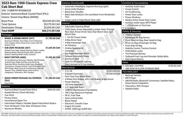 Used 2023 RAM 1500 Express w/ Wheel & Sound Group image 8